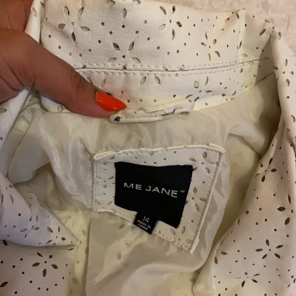 ✨ME JANE leather white jacket - Picture 11 of 11